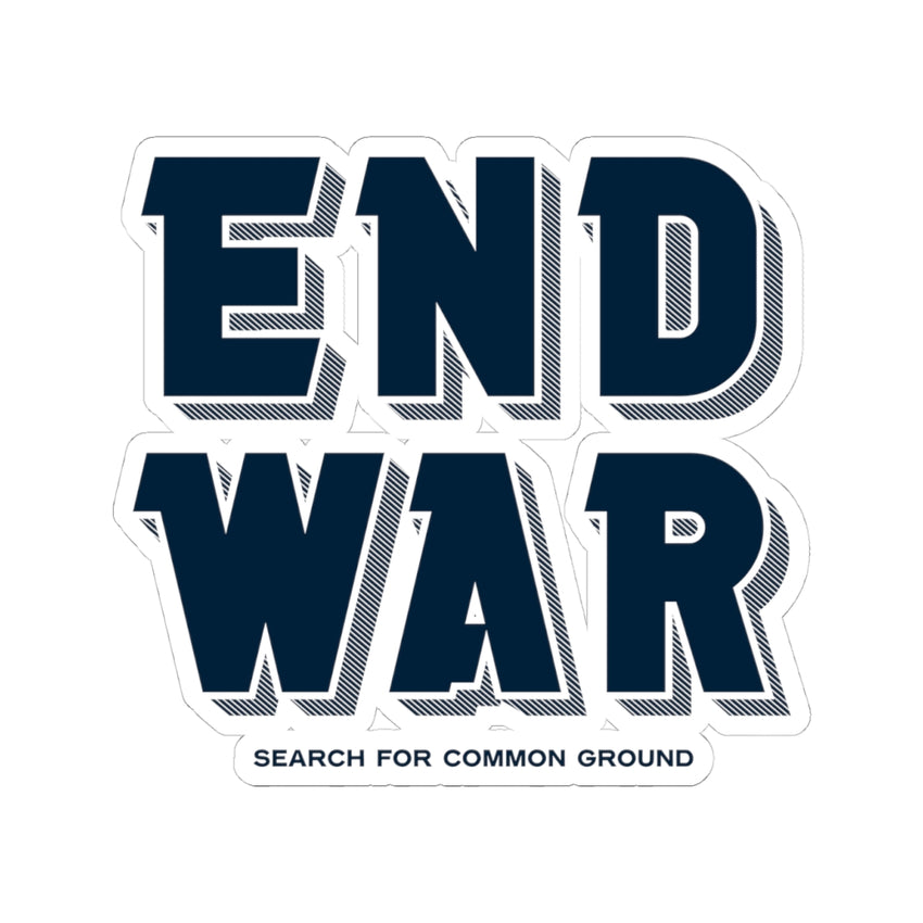 End War Kiss-Cut Sticker