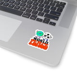 World Peace World and Soccer Ball Kiss-Cut Stickers