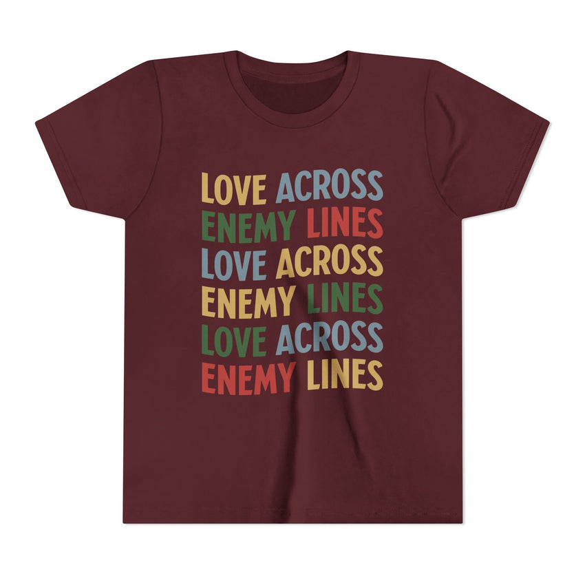 "Love Across Enemy Lines"  Youth Short Sleeve Tee