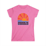 "Peace is Possible" Women's Softstyle Tee