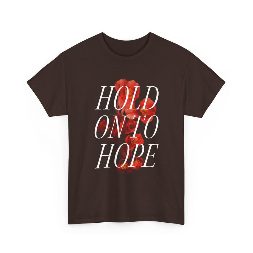 "Hold on to Hope" Unisex Heavy Cotton Tee