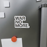 "War No More" Floral Die-Cut Magnet