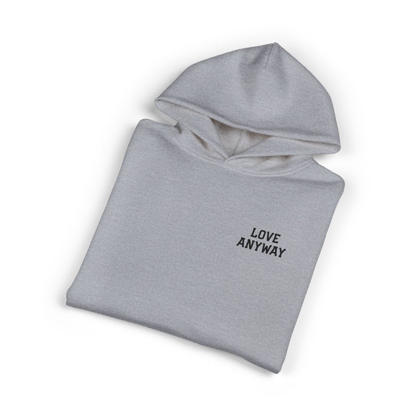 "Love Anyway" Embroidered Relaxed Hoodie