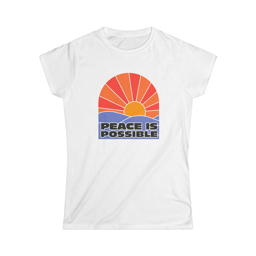 "Peace is Possible" Women's Softstyle Tee