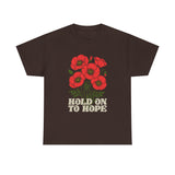"Hold on to Hope" Poppy Unisex Heavy Cotton Tee