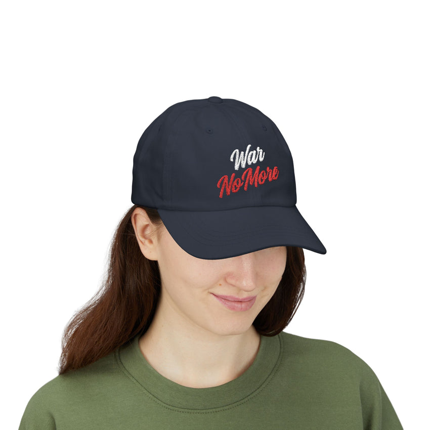 War No More Embroidered Classic Dad Cap