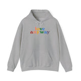 "Love Anyway" Pride Unisex Heavy Blend Hooded Sweatshirt