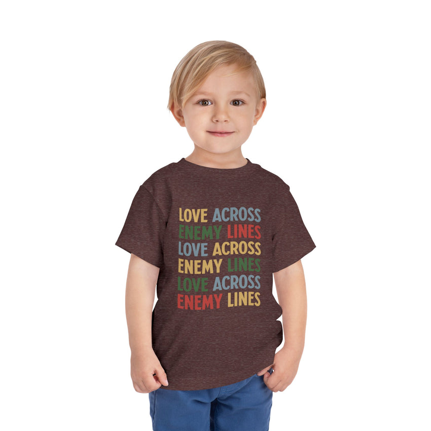 "Love Across Enemy Lines" Toddler Short Sleeve Tee