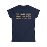 "Peace" Multi-Language Women's Softstyle Tee