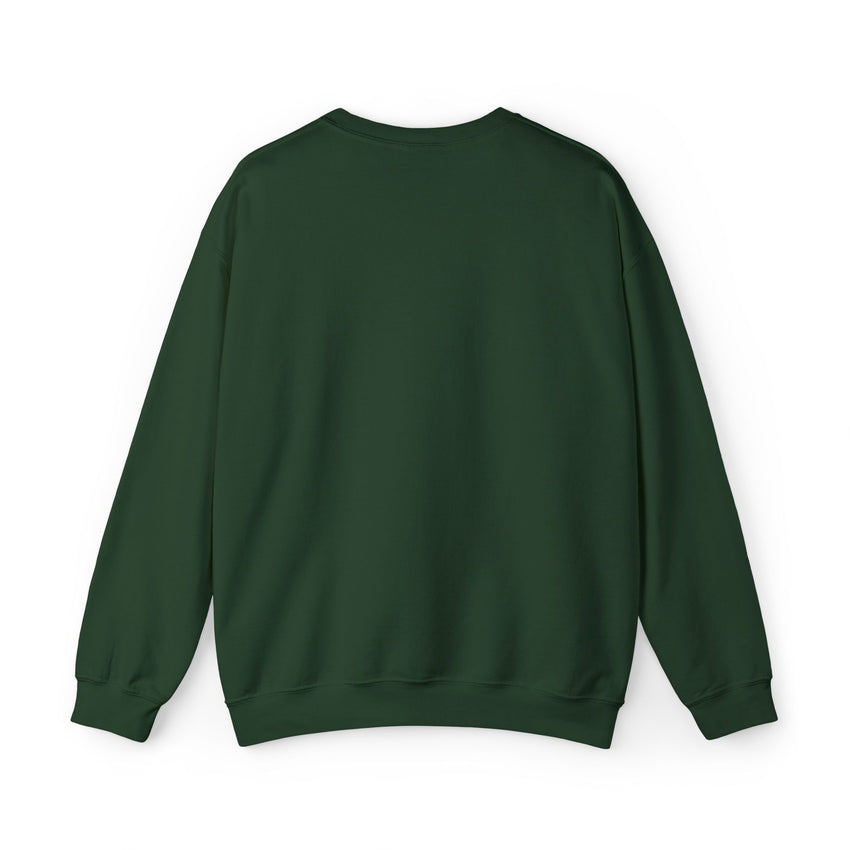"Love Anyway"  White Embroidered Unisex Crewneck Sweatshirt