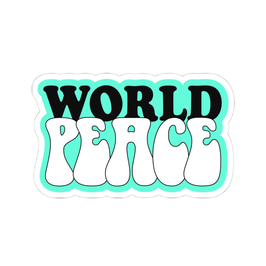 World Peace Kiss-Cut Stickers