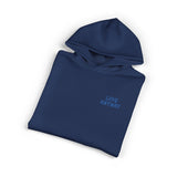 "Love Anyway" Royal Blue Embroidered Relaxed Hoodie