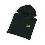 "Love Anyway" Gold Embroidered Relaxed Hoodie