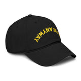 "Love Anyway" Upside Down Gold Embroidered Garment Washed Baseball Cap