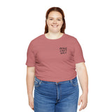 "Peace Can't Wait" Embroidered Unisex Jersey Short Sleeve Tee