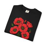 "Hold on to Hope" Poppy Unisex Garment-Dyed T-shirt