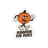 Pumpkin for Peace Die-Cut Sticker