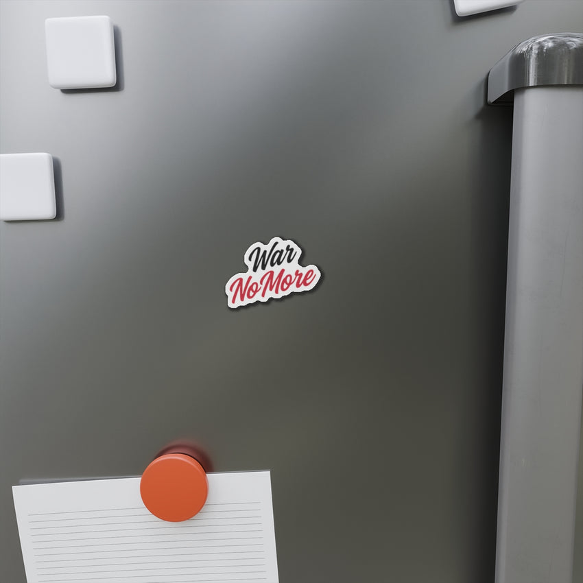 War No More Die-Cut Magnet