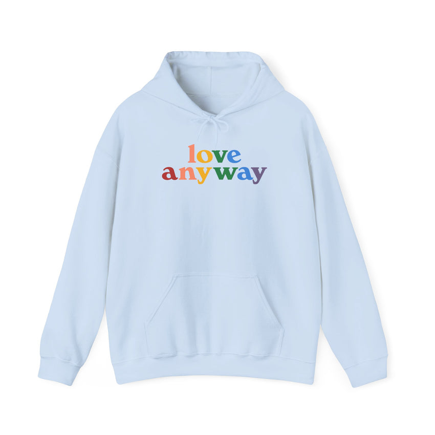 "Love Anyway" Pride Unisex Heavy Blend Hooded Sweatshirt