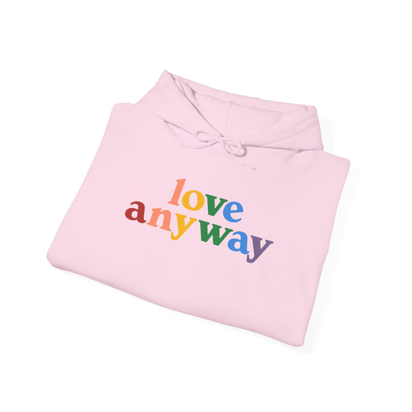 "Love Anyway" Pride Unisex Heavy Blend Hooded Sweatshirt