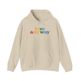 "Love Anyway" Pride Unisex Heavy Blend Hooded Sweatshirt