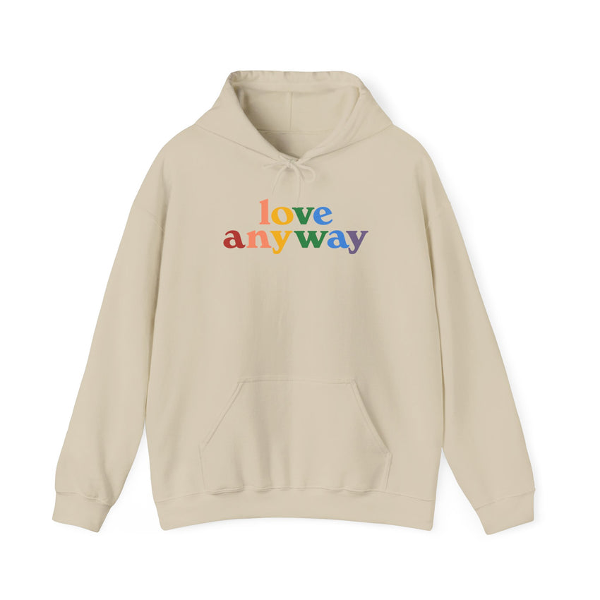 "Love Anyway" Pride Unisex Heavy Blend Hooded Sweatshirt