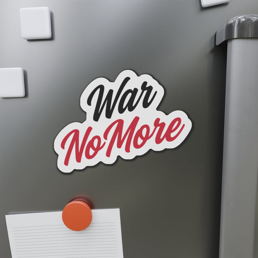 War No More Die-Cut Magnet