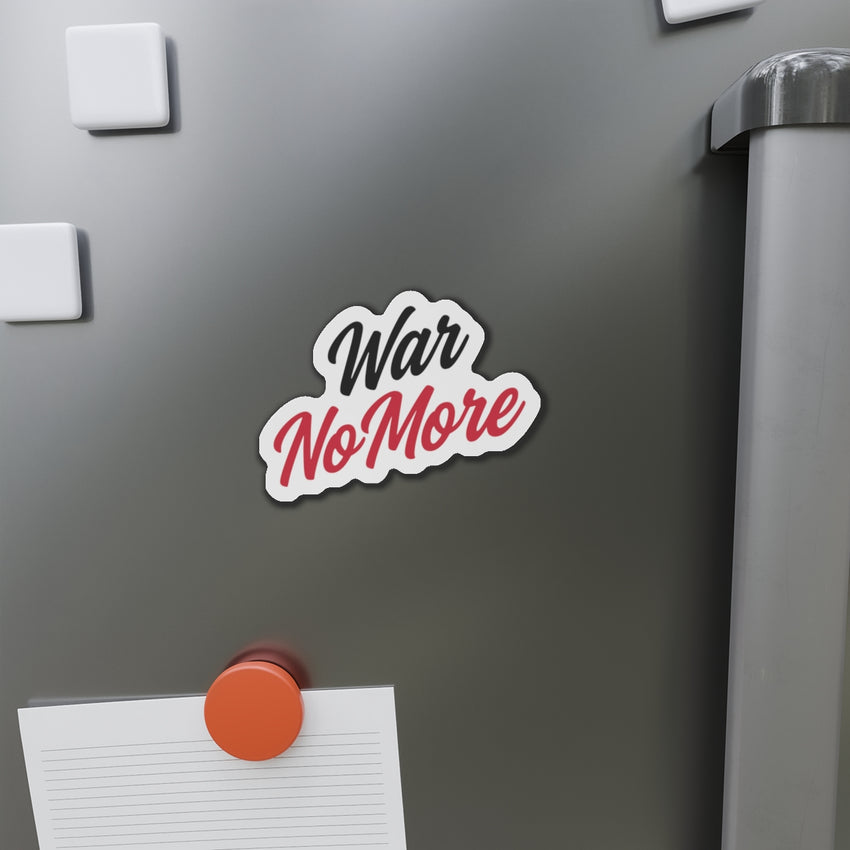 War No More Die-Cut Magnet