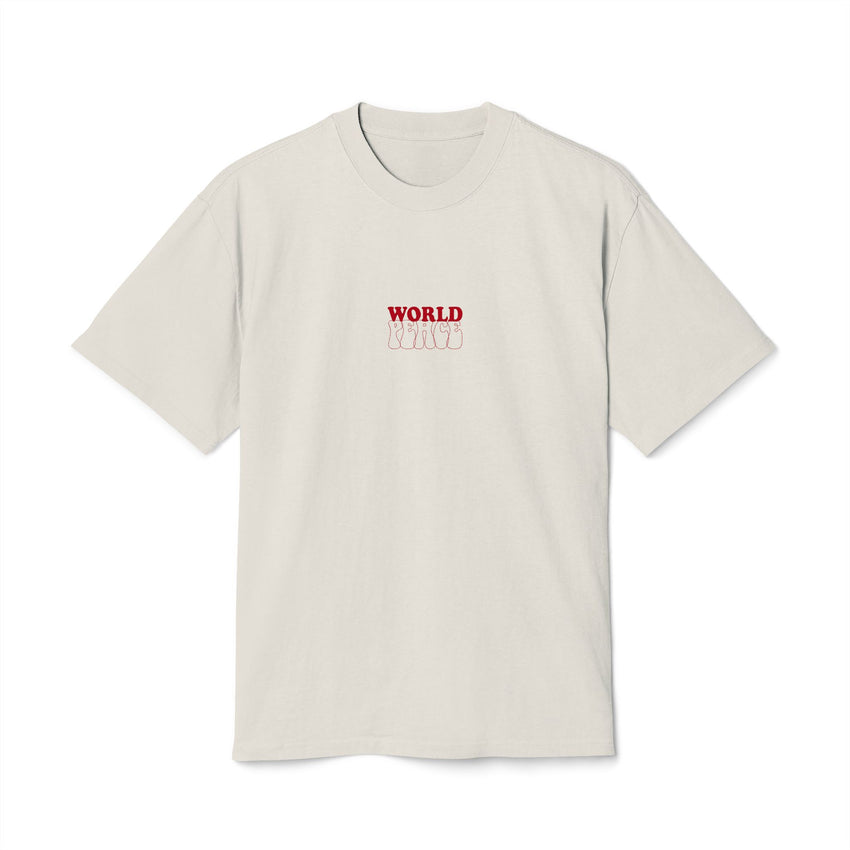 World Peace & Football Unisex Heavy Faded Tee