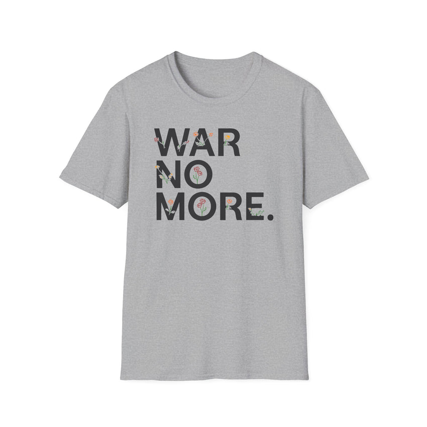 "War No More" Floral Unisex Softstyle T-Shirt