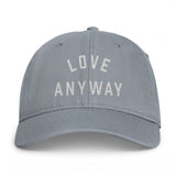 "Love Anyway" Embroidered Coastal Washed Cap