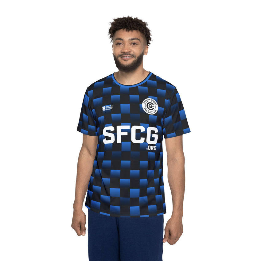 Common Ground Football Club Peace Classic Checkered Men's Sports Jersey