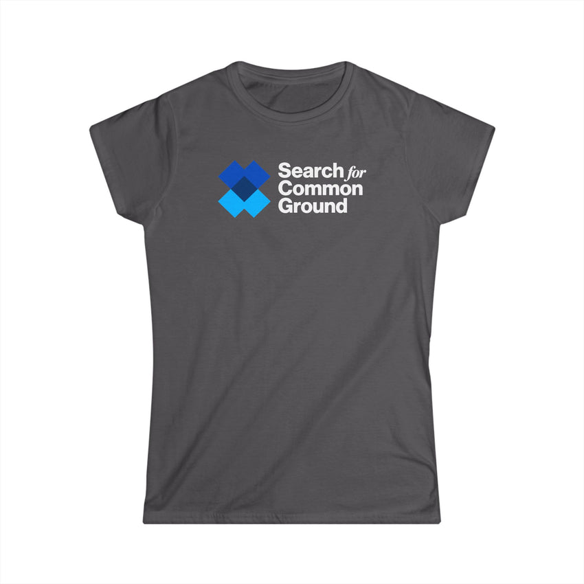 "Search for Common Ground" Logo Women's Softstyle Tee