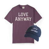 "Love Anyway" Navy Hat & Heavyweight Shirt Bundle