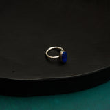 Lapis Lazuli Oval Silver Ring