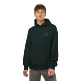 "Love Anyway" Royal Blue Embroidered Relaxed Hoodie