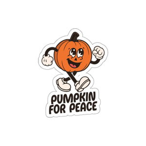 Pumpkin for Peace Die-Cut Sticker