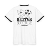 Better Together World and Soccer Staple Ringer Tee
