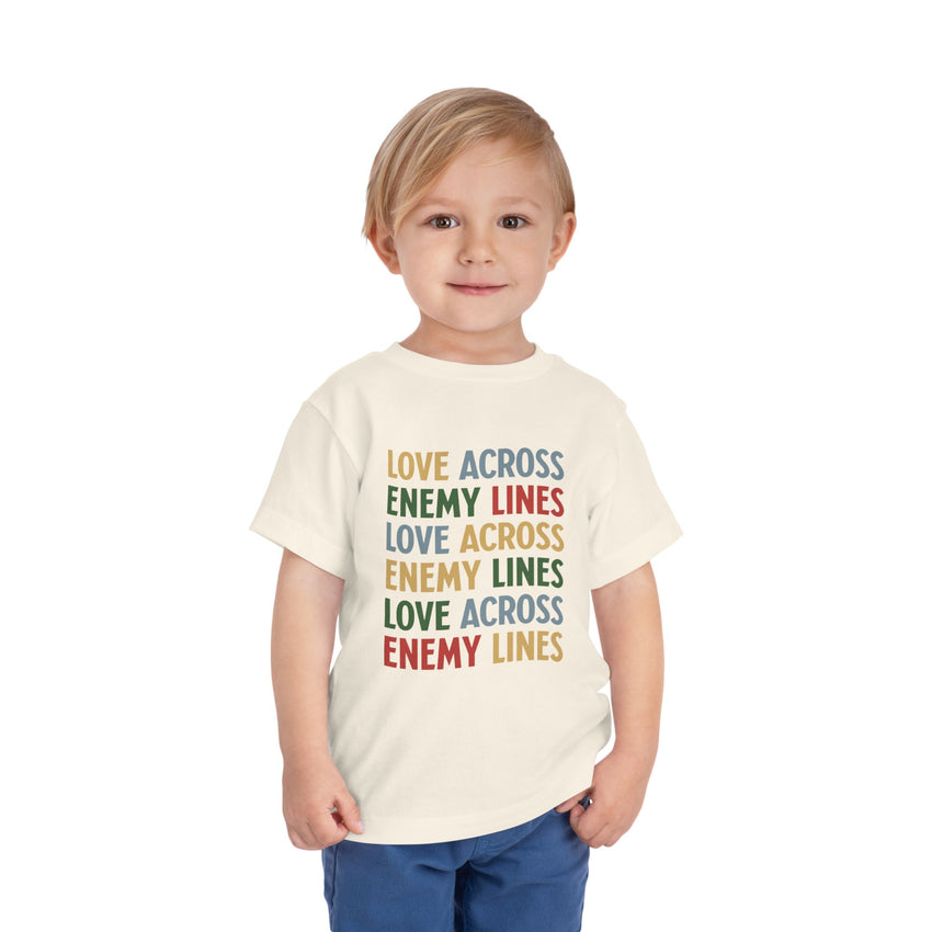 "Love Across Enemy Lines" Toddler Short Sleeve Tee