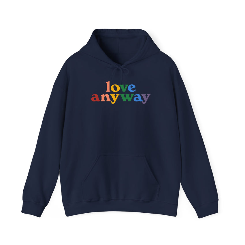 "Love Anyway" Pride Unisex Heavy Blend Hooded Sweatshirt