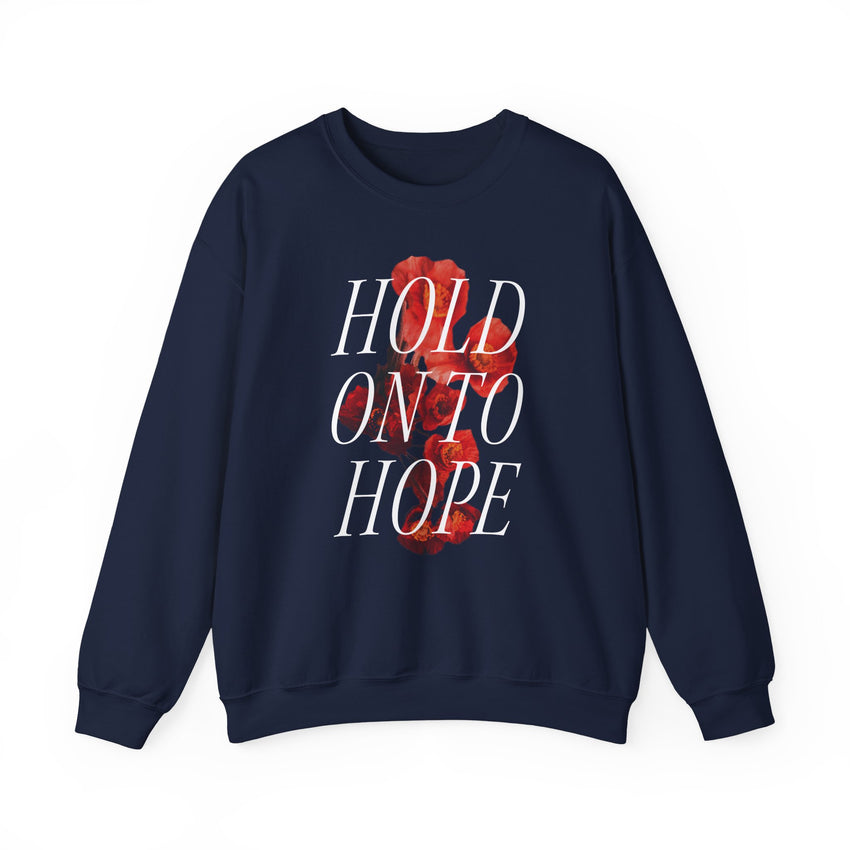 "Hold on to Hope" Unisex Heavy Blend™ Crewneck Sweatshirt