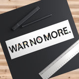 "War No More" Floral Bumper Sticker