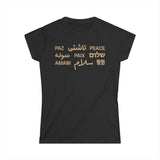 "Peace" Multi-Language Women's Softstyle Tee