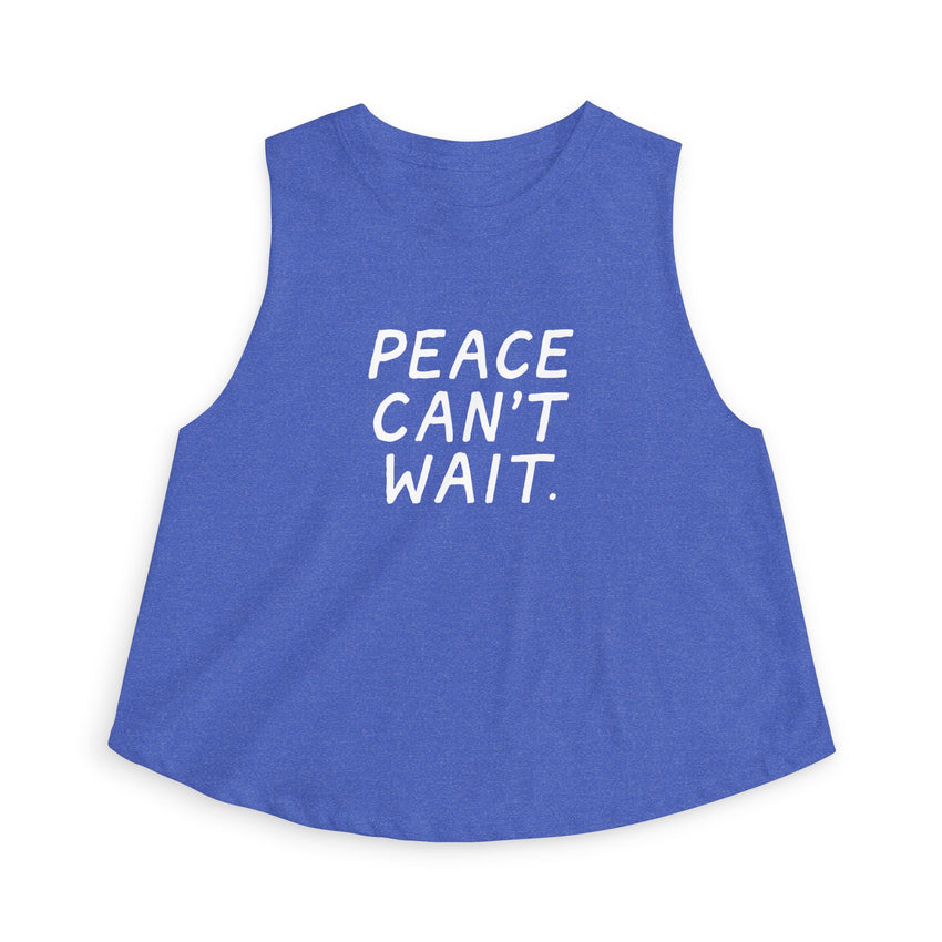 "Peace Can't Wait" Women's Crop Top