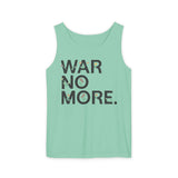 "War No More" Floral Unisex Garment-Dyed Tank Top