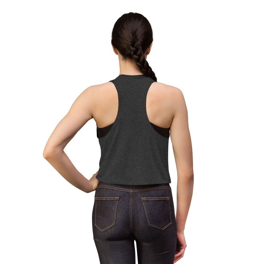 "Love Anyway" Vintage Waterfall Women's Crop Top