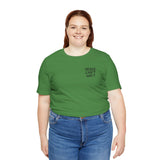 "Peace Can't Wait" Embroidered Unisex Jersey Short Sleeve Tee