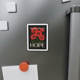 "Hold on to Hope" Poppy Die-Cut Magnet