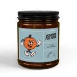 "Pumpkin for Peace" Scented Soy Candle with Black Lid