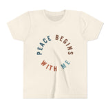 "Peace Begins With Me" Youth Short Sleeve Tee